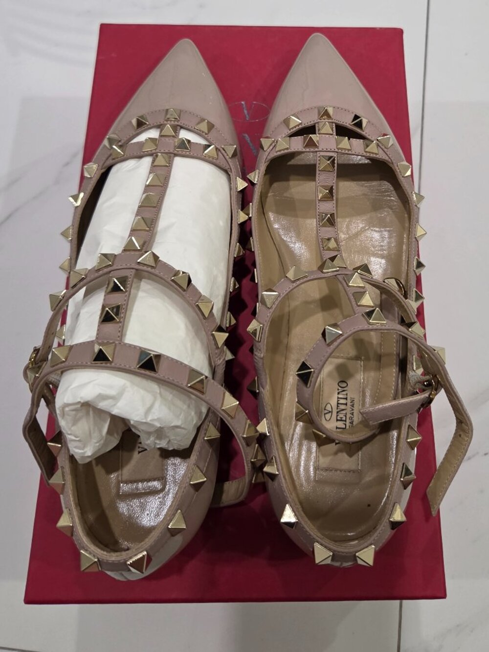 Valentino rockstud flats